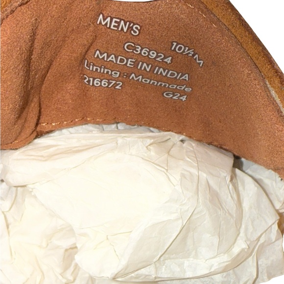 Cole Haan Grand+ Crosscourt Tan Leather Sneakers Size 10.5 M - Picture 9 of 10